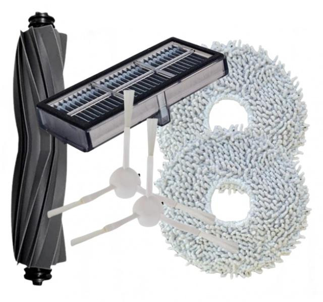 Kartáče, mopy a HEPA filtr pro DREAME L10s Pro Ultra Heat, X30 Pro/Plus sada 6ks