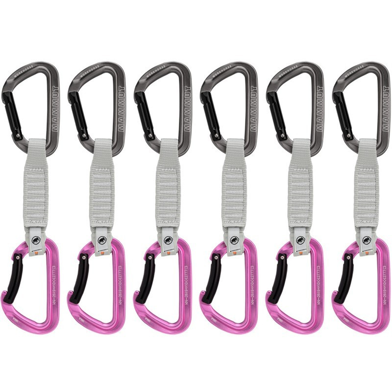 Mammut Sada expresek Mammut Workhorse keylock 12 cm 6 ks Růžová