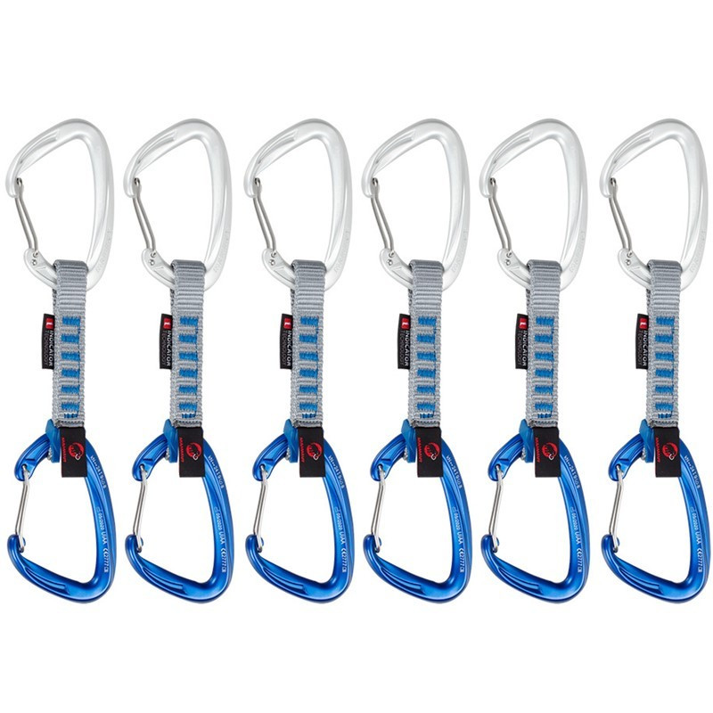 Mammut Sady Mammut Crag Wire 10 cm Indicator 6-Pack Stříbrná