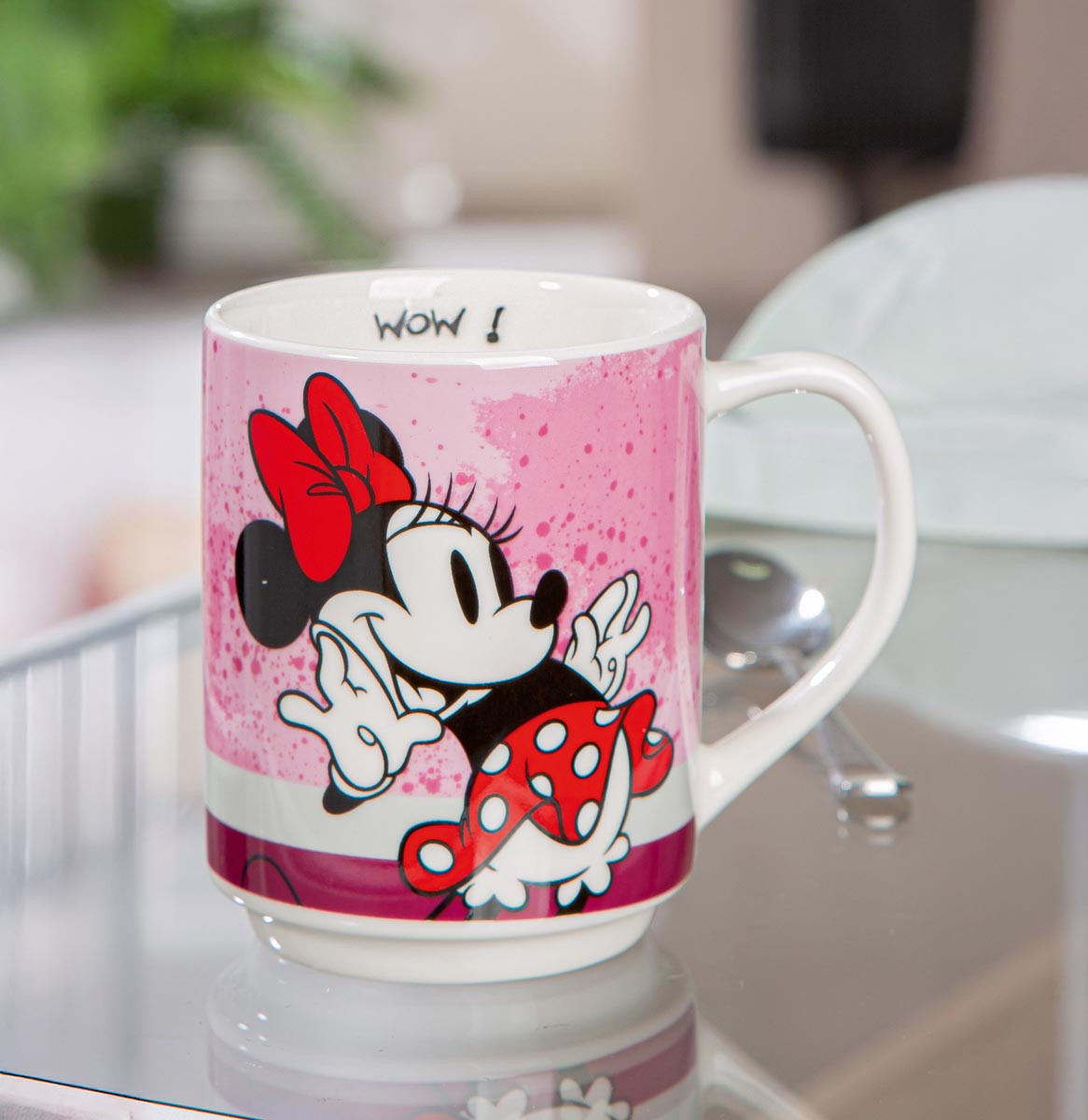 Egan Porcelánový hrnek Minnie, růžový