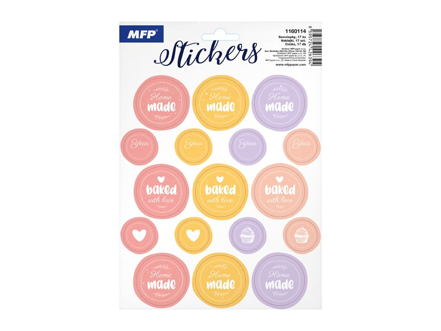 MFP 1160114 Samolepky domácí výroba (ENG) 16,2x23cm