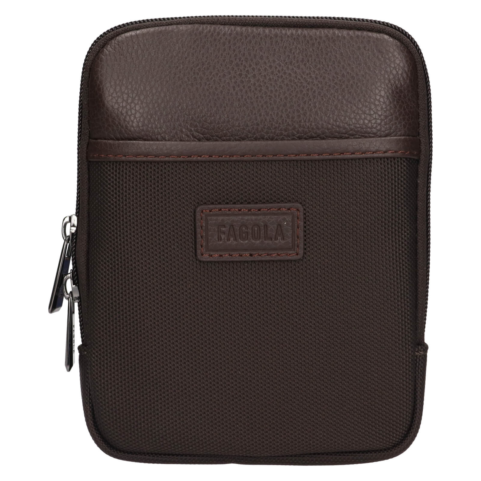 Pánská taška přes rameno Fagola Alois - tmavě hnědá
