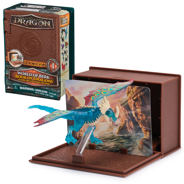 Spin Master Jak vycvičit draka figurky s kartami v knize draků