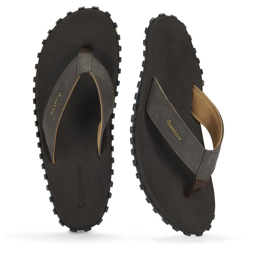 Žabky Gumbies Vegovert Brown Velikost bot (EU): 37 / Barva: hnědá