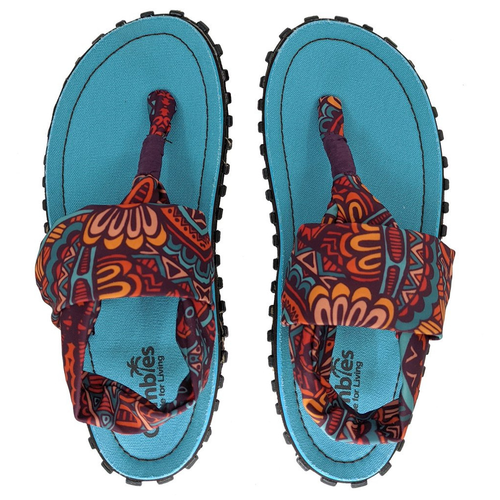 Sandály Gumbies Slingback Turquoise Vintage Velikost bot (EU): 37 / Barva: světle modrá