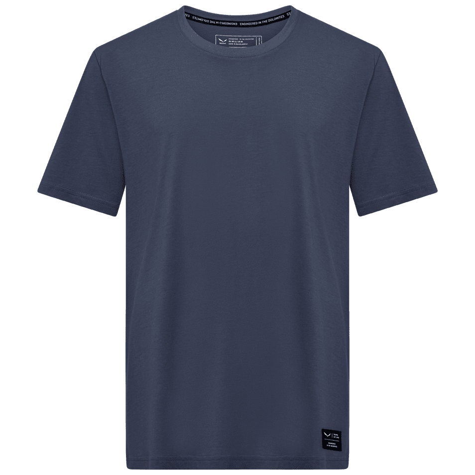 Pánské triko Salewa Eagle Logo Patch T-Shirt M Velikost: L / Barva: modrá