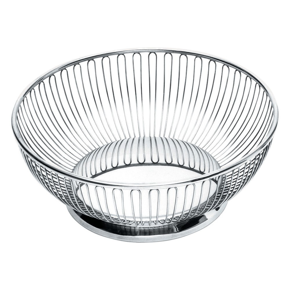 Koš na ovoce 826 24 cm, stříbrná, nerezová ocel, Alessi