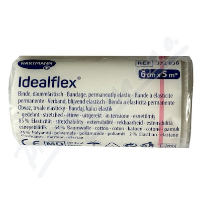 OBINADLO ELASTICKÉ IDEALFLEX 6CMX5M,KRÁTKÝ TAH,1KS