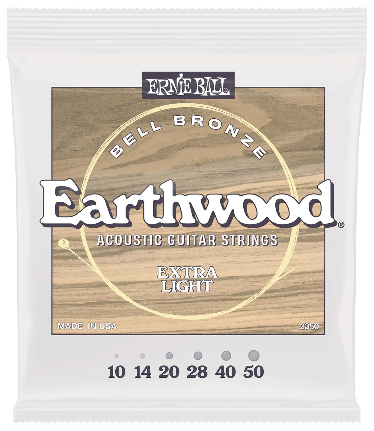 Ernie Ball Extra Light Earthwood Bell Bronze Acoustic 10-50