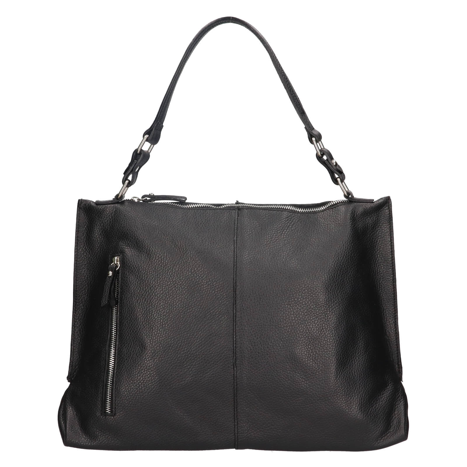 Dámská kožená kabelka Italia Gweny - černá