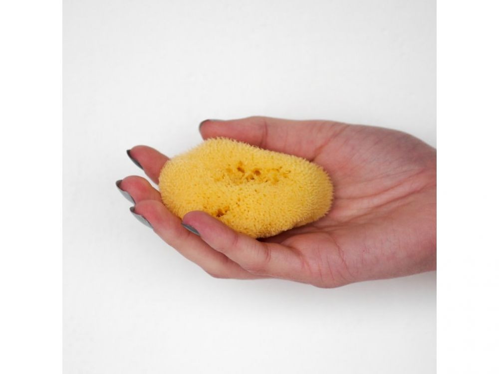 Přírodní mycí mořská houbička na obličej - hedvábná - M Förster's