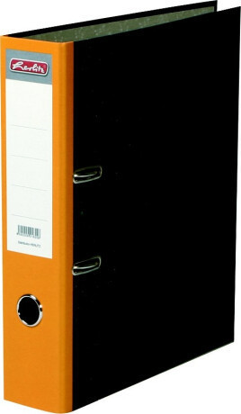 Herlitz - Pořadač A4/8 cm, žlutý mramorový