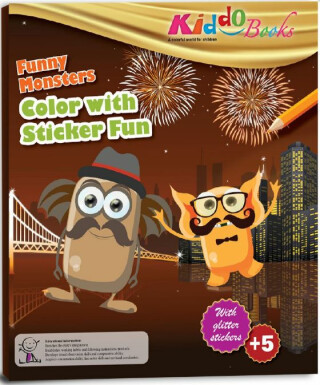 Kiddo - Funny Monsters with Glitter Stickers