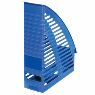 Herlitz - Stojan na spisy, modrý, neprůhledný