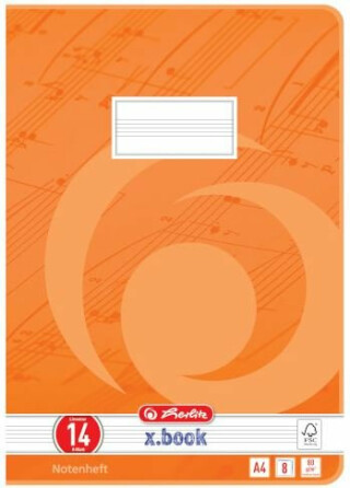 Sešit notový A4/8 listů