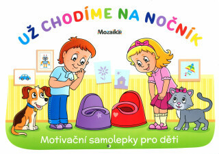 Mozaika-Motivační samolepky pro děti - Už chodíme na nočník