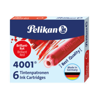 Pelikan - Bombičky inkoustové briliantní červená