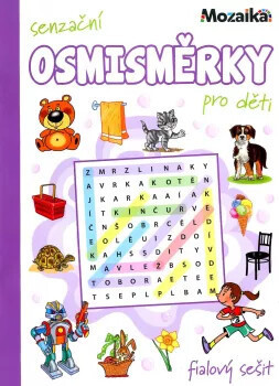 Mozaika - Senzační osmisměrky pro děti - fialový sešit
