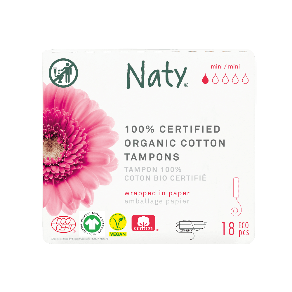 ECO BY NATY Tampóny Mini 18 kusů