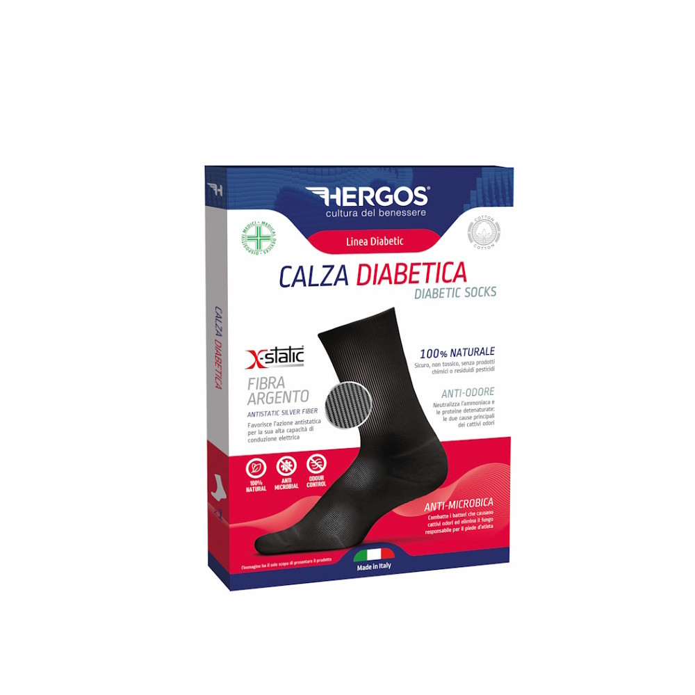 SABATINI Hergos Calza Diabetic Socks ponožky pro diabetiky, Velikost: XL