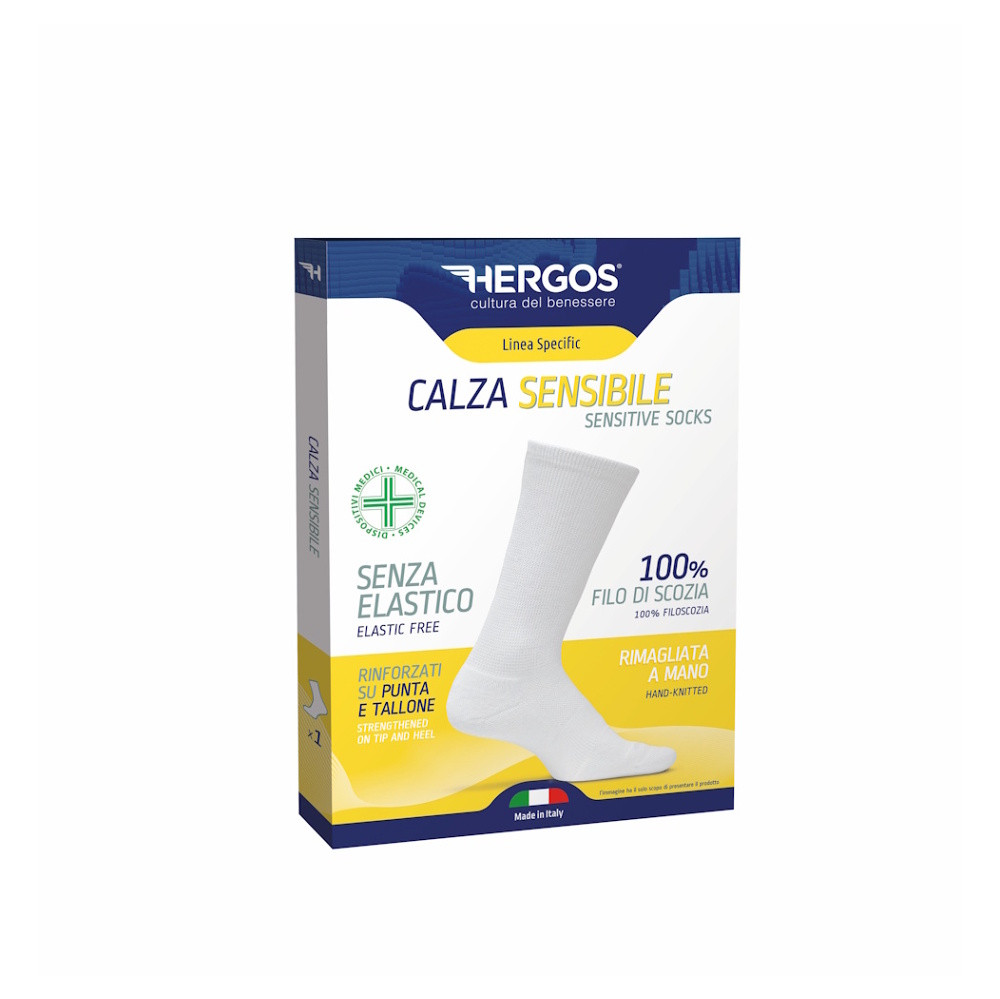 SABATINI HERGOS Calza sensibile specific ponožky černé, Velikost: L