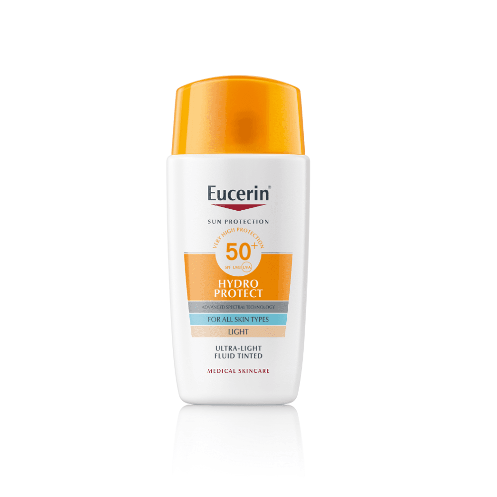 EUCERIN Sun Hydro Protect Fluid na opalování Světlý SPF 50+ 50 ml