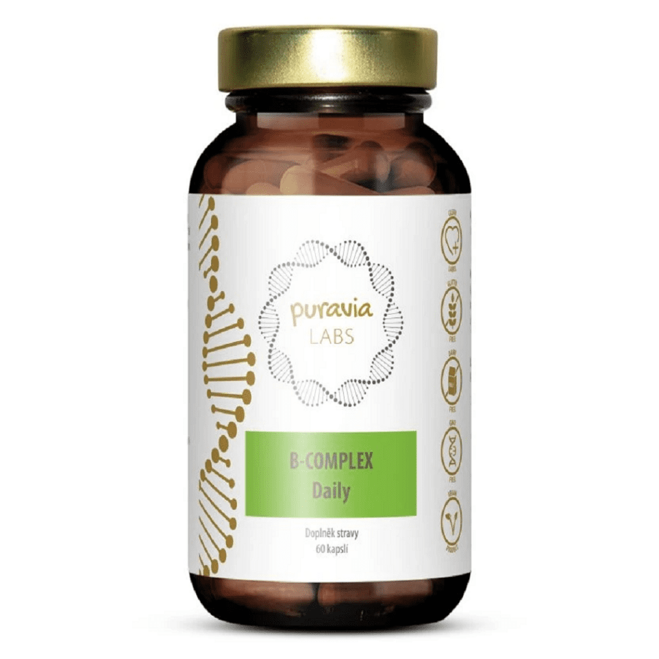 PURAVIA LABS B-komplex Daily 60 kapslí