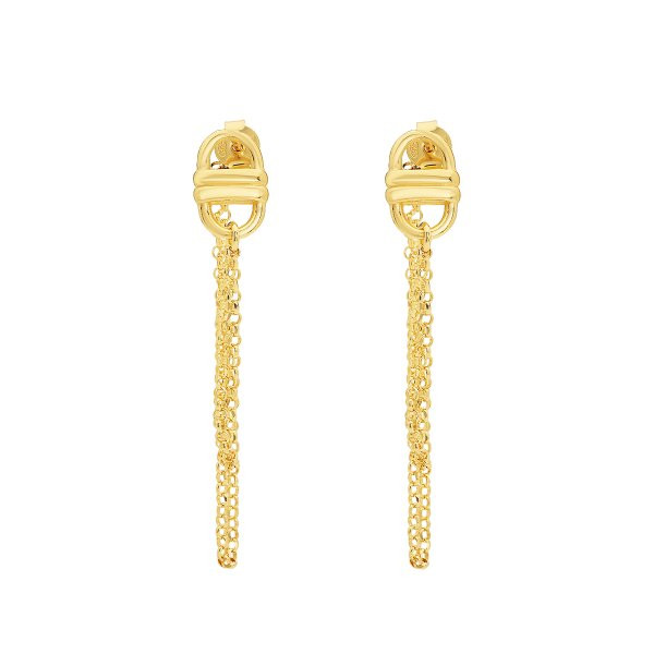 Náušnice bez kamenů 631-790-210872-0000