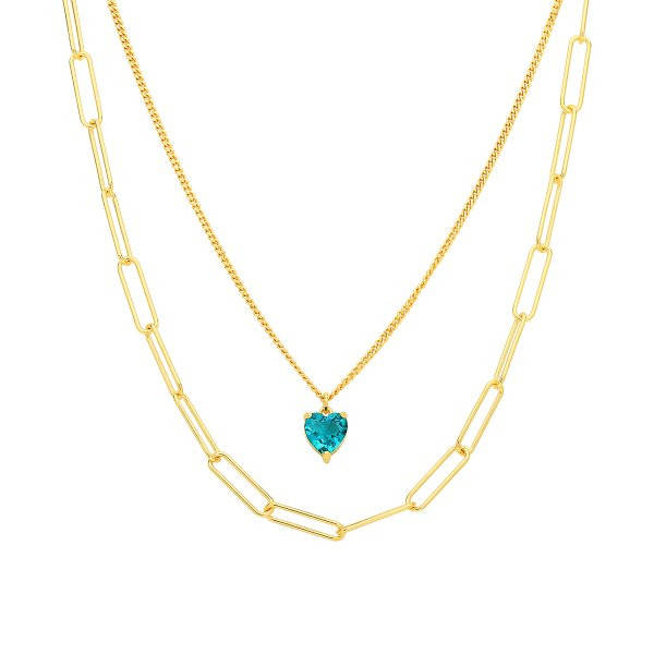 Náhrdelník se syntetickými kameny 676-790-226800 12.60g