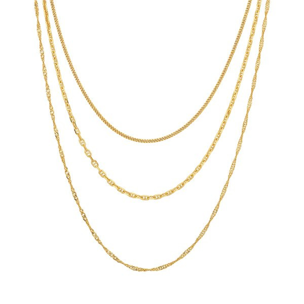 Náhrdelník bez kamenů / řetízkový 673-790-153400-0000