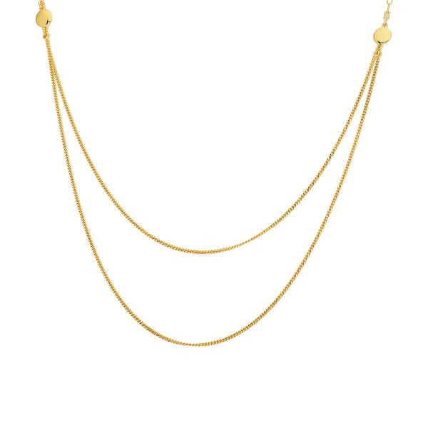 Náhrdelník bez kamenů / řetízkový 673-790-102029-0000