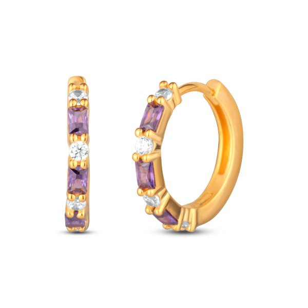 Náušnice se syntetickými kameny 636-386-007923-0000