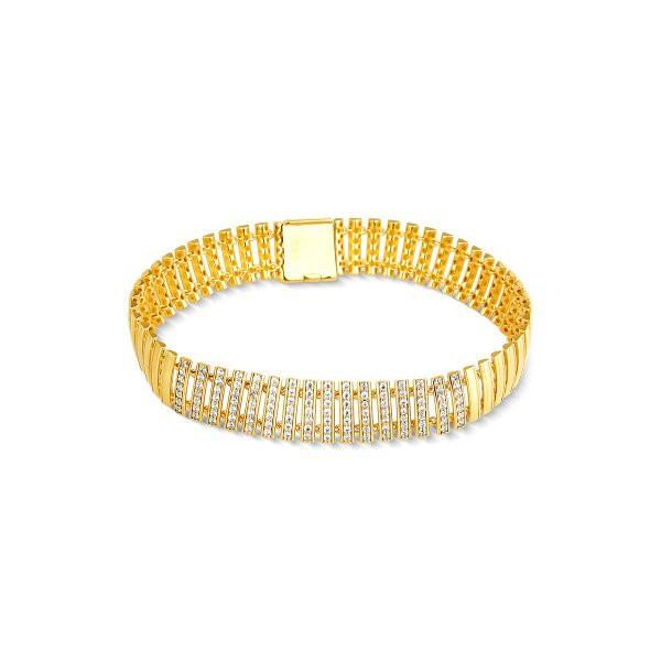 Náramek se syntetickými kameny 266-569-5296 19-13.50g