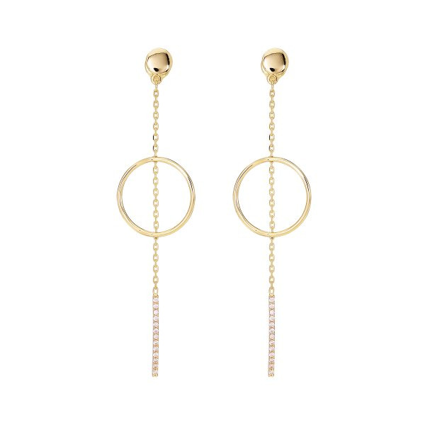 Náušnice se syntetickými kameny 236-487-006318 2.15g