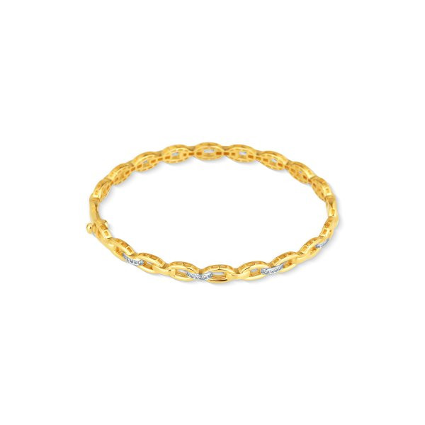 Náramek se syntetickými kameny 266-573-445160 8.45g