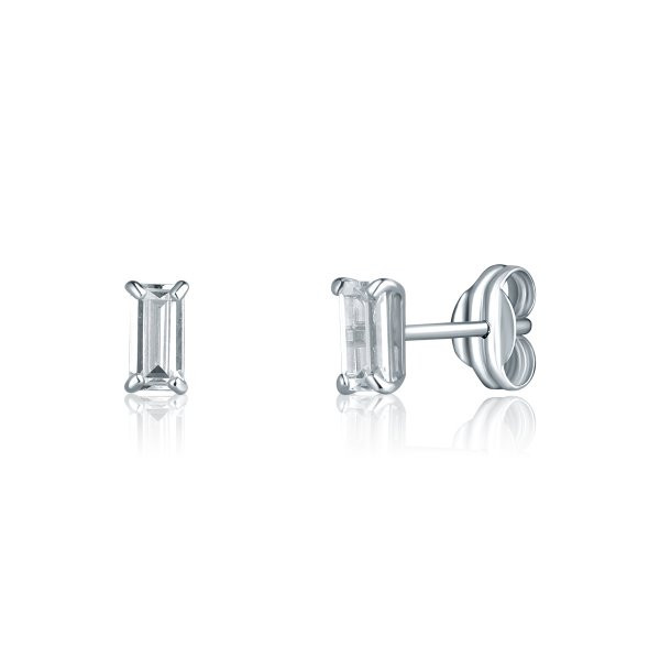 Náušnice se syntetickými kameny 336-308-046693 0.55g