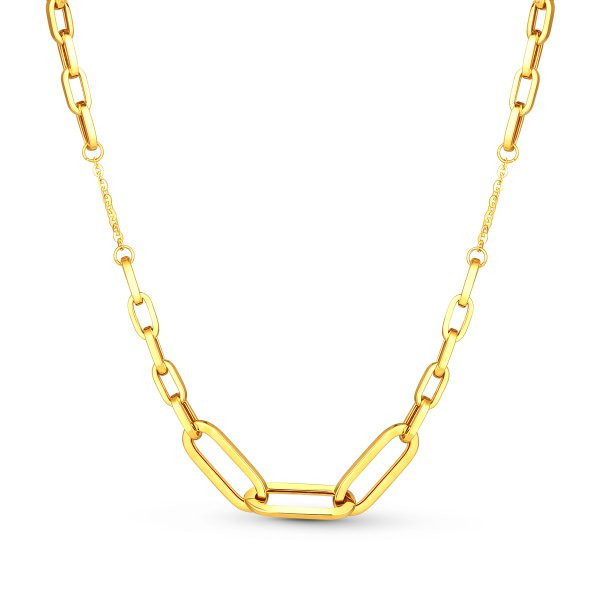 Náhrdelník se syntetickými kameny 276-573-115500 3.55g