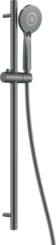 DEANTE Arnika titanový sprchový set, 3funkční, s posuvnou tyčí NQA_D51K