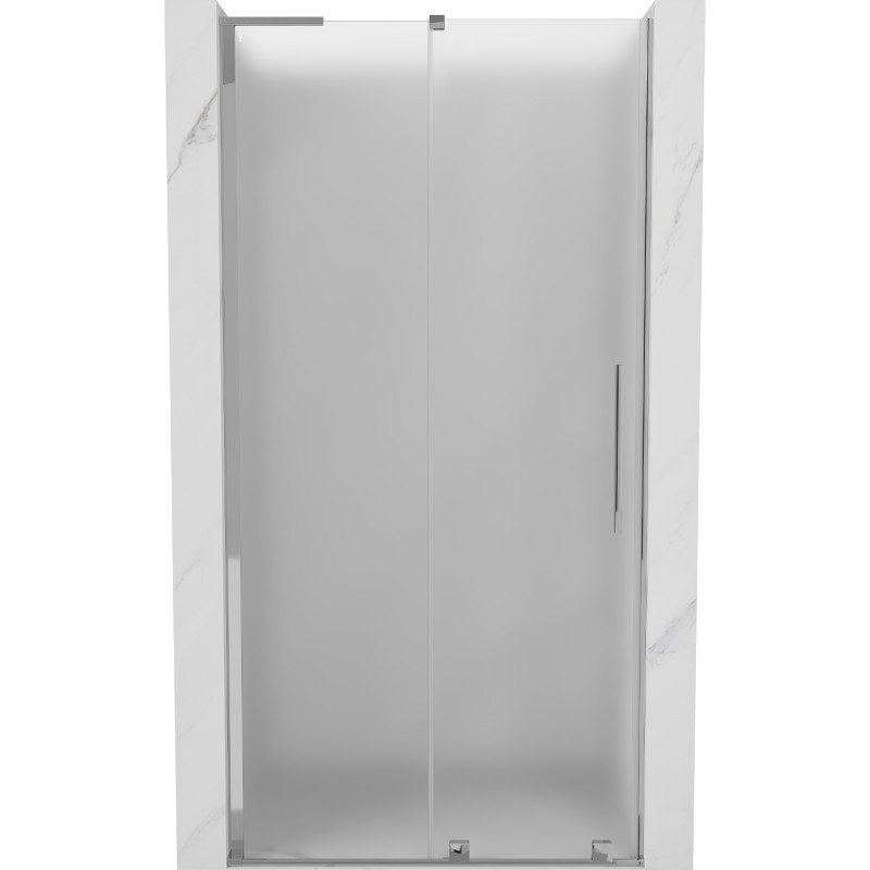 MEXEN/S Velar L posuvné sprchové dveře 90 cm, dekor, chrom 871-090-003-31-01