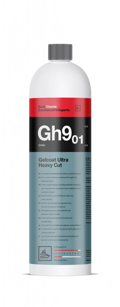 Koch Chemie Brusná leštěnka pro gelcoaty a laky na lodě Koch Gelcoat Ultra heavy Cut 1 l č.511001 EG4511001