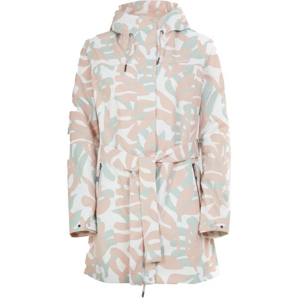 FUNDANGO REGINA II Dámský jarní kabát, růžová, velikost