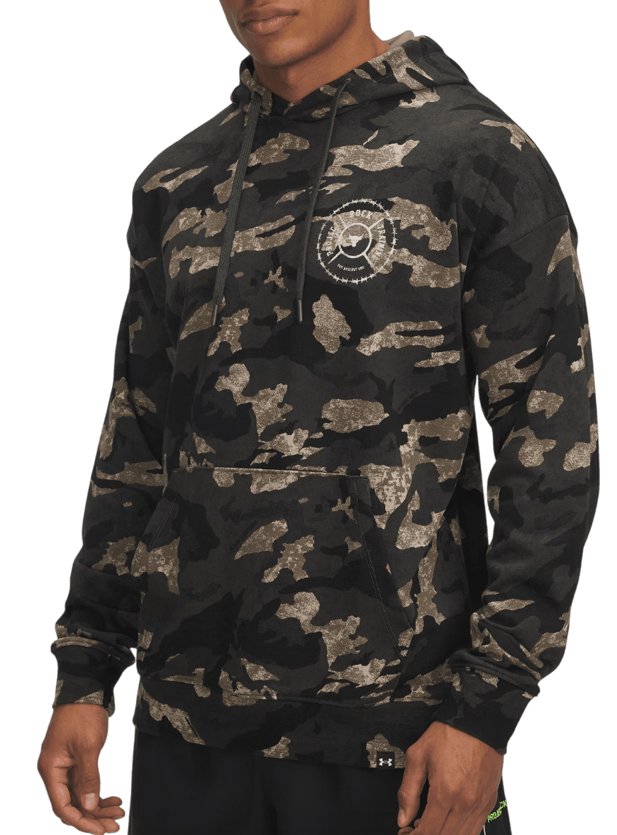 Mikina s kapucí Under Armour Pjt Rck AOP Terry HD