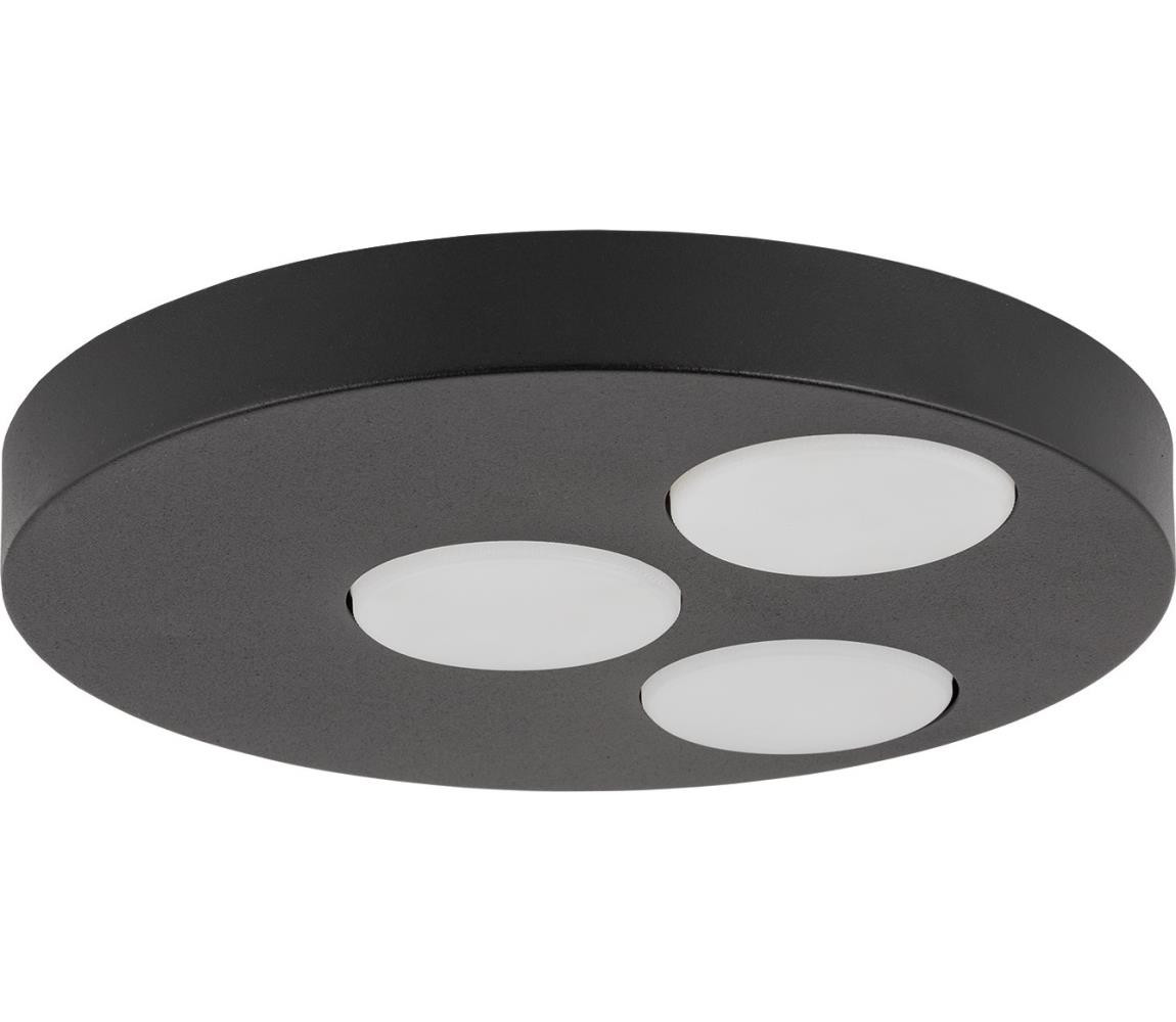 Stropní svítidlo BROS 3xGX53/12W/230V černá