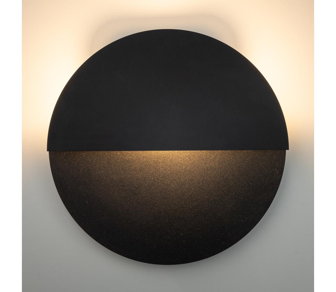 LED Nástěnné svítidlo LUNA LED/7W/230V pr. 26 cm černá