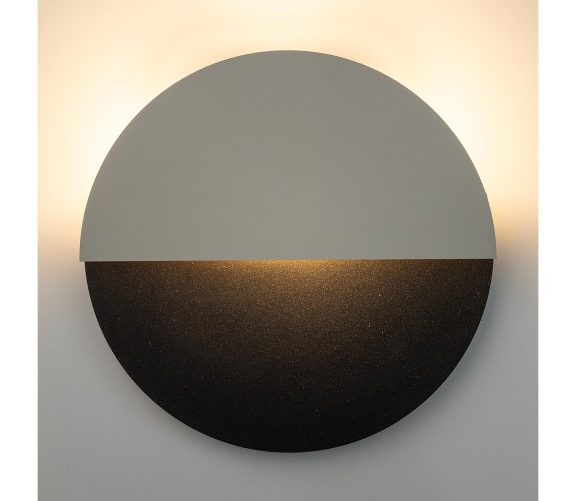 LED Nástěnné svítidlo LUNA LED/7W/230V pr. 36 cm černá/béžová