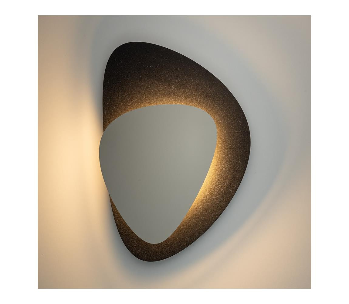 LED Nástěnné svítidlo PEDRA LED/7W/230V černá/béžová