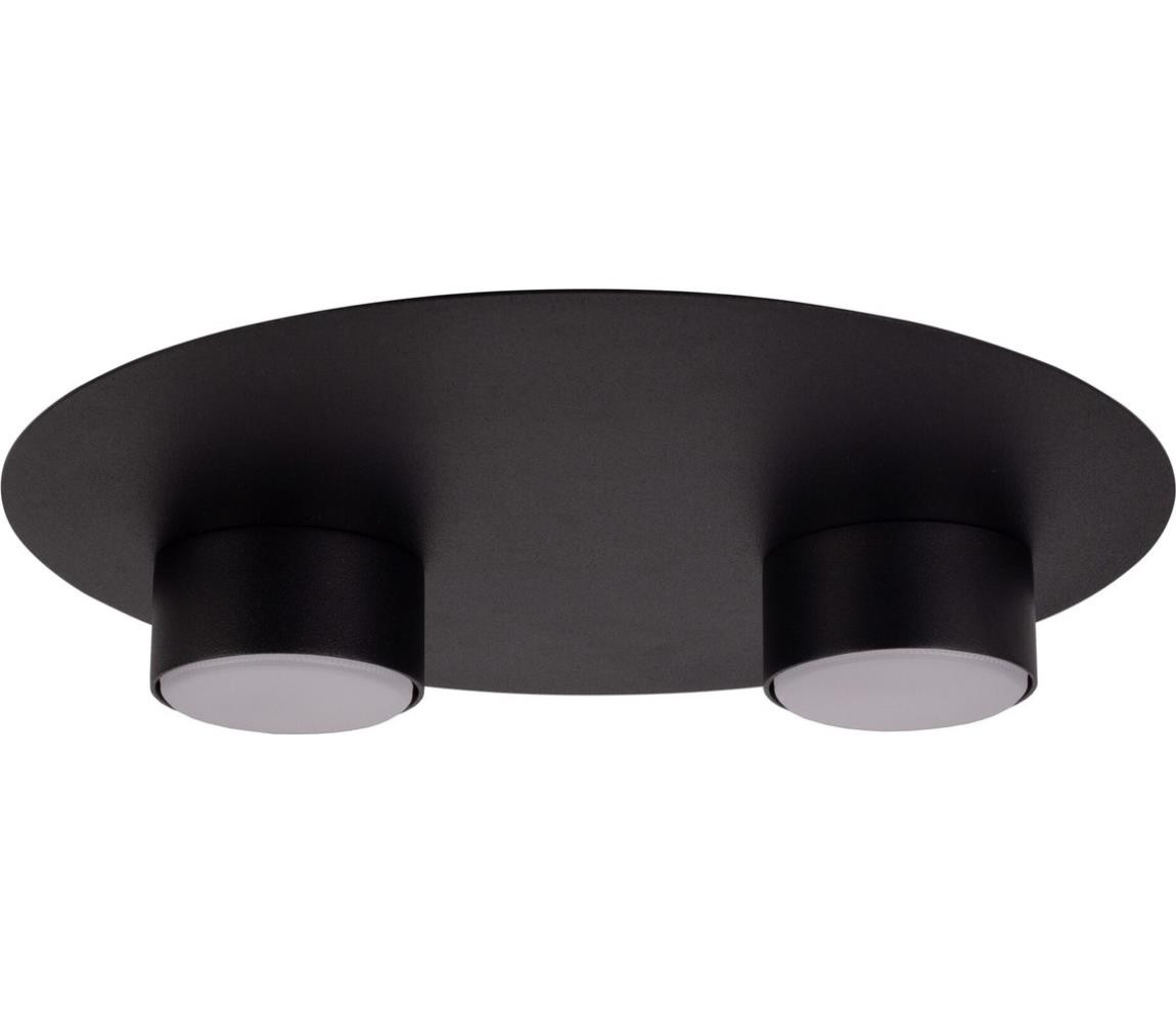 Stropní svítidlo STAR 2xGX53/12W/230V černá
