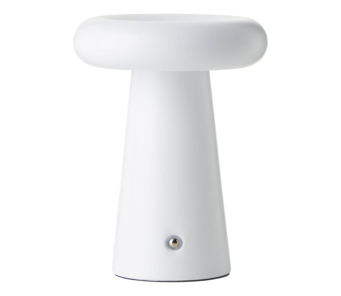 Brilliant Brilliant - LED Stmívatelná dotyková stolní lampa MUFFIN LED/3W/5V USB IP44 bílá