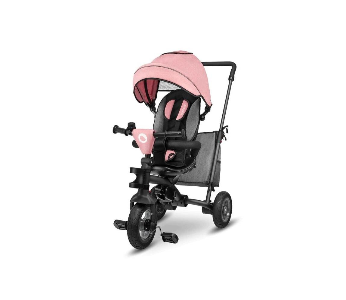 Lionelo Lionelo - Dětská tříkolka TRIS růžová/šedá