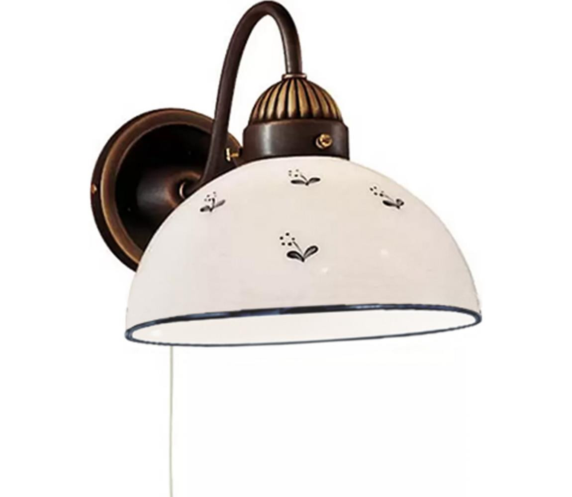 Kolarz Kolarz 731.61.16 - Nástěnná lampa NONNA 1xE27/75W/230V modrá